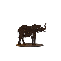 Elephant Stand Small Garden Art