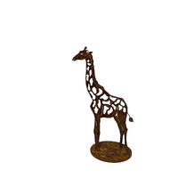 Small Giraffe Stand Garden Art