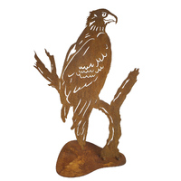 Wedge Tail Eagle Sitting Stand Large Garden Art