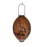 Bamboo Lantern Metal Garden Art