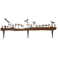 Happy Halloween sign stake