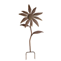 Extra Large Flower Stake Metal Garden Art